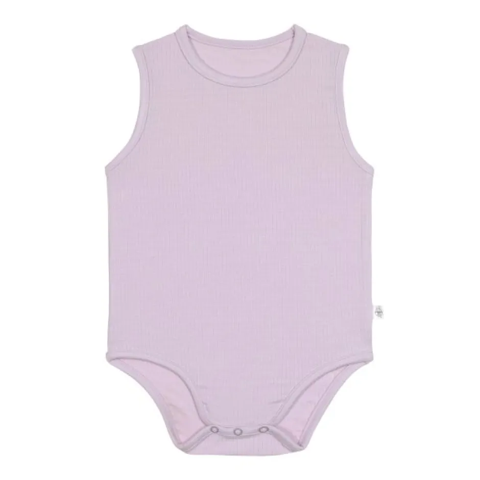 Discount Baby body | Ribbed lavender | Rompers