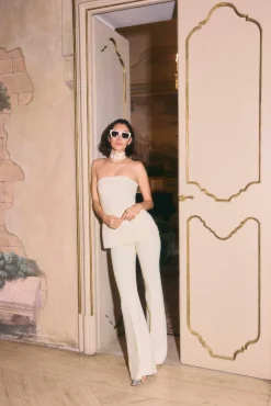 New Bandeautop Ivy | Light ecru | DAMES Co-ords|Tops