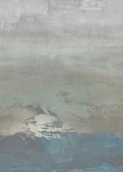 New Behang Abstract | Blauw Behang