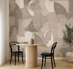 Hot Behang Abstract Dreams | Beige Behang