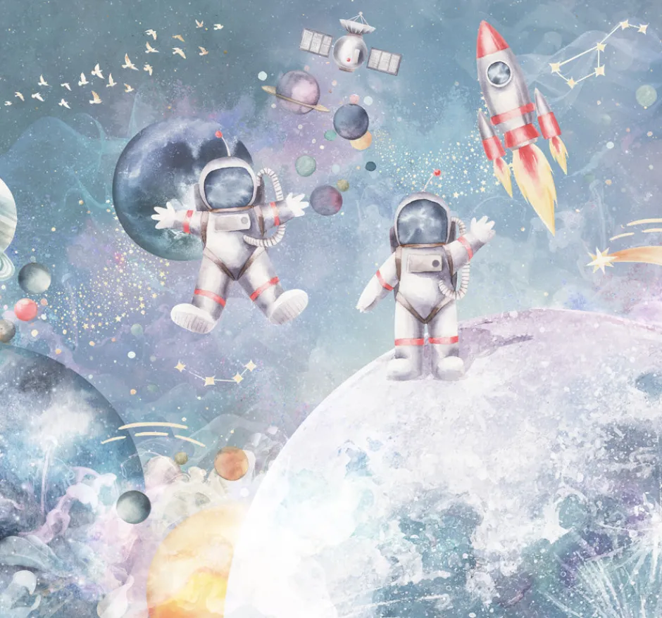 Sale Behang Astronaut Ruimte|Behang