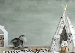 Outlet Behang Concrete wall | Groen Behang