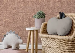 Discount Behang Ethnic nights | Rood Behang