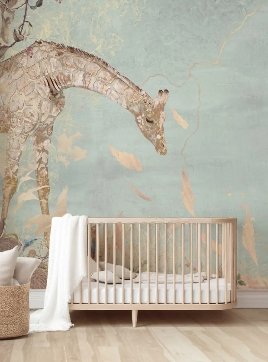 Behang Giraffe | Mint Dieren|Behang