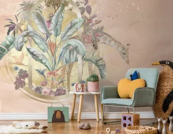 Behang Lola | Roze Dieren|Behang