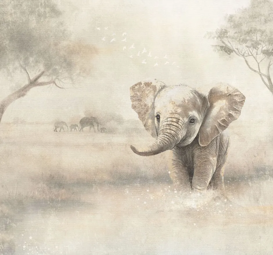 Sale Behang Olifant | Circle of Life Collection Dieren|Behang