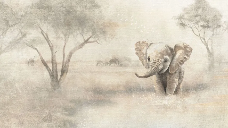 Sale Behang Olifant | Circle of Life Collection Dieren|Behang