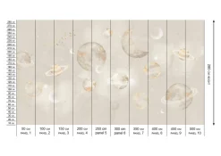 Discount Behang Pastel Planets | Beige Ruimte|Behang