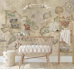 Online Behang Schatkaart Behang