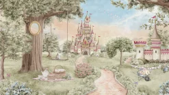 Behang Sprookjeskasteel Sprookjes|Behang