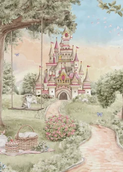 Behang Sprookjeskasteel Sprookjes|Behang