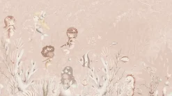 Best Behang Swimming Mermaids | Roze Onderzee|Sprookjes