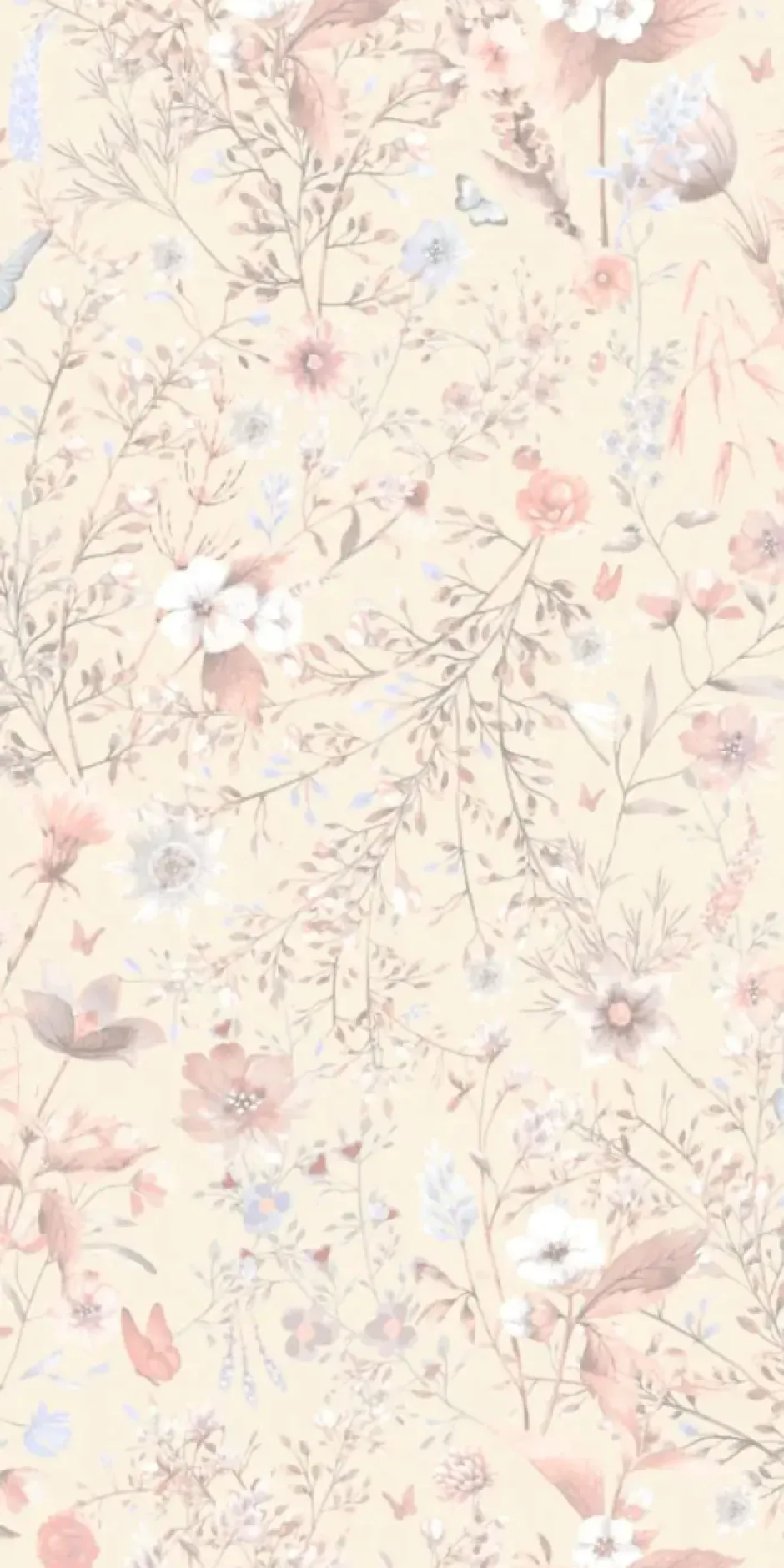 Hot Behang Vintage flowers | Roze Bloemen|Behang