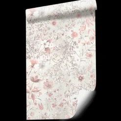 Online Behang Vintage flowers | Wit Bloemen|Behang