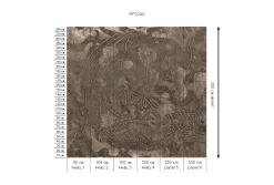 Sale Behang Wanderlust | Donkerbruin Behang