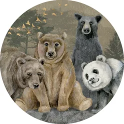 Sale Behangcirkel Beren Behangcirkels