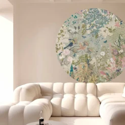 Hot Behangcirkel Botanical Blossom | ø 145 cm Behangcirkels