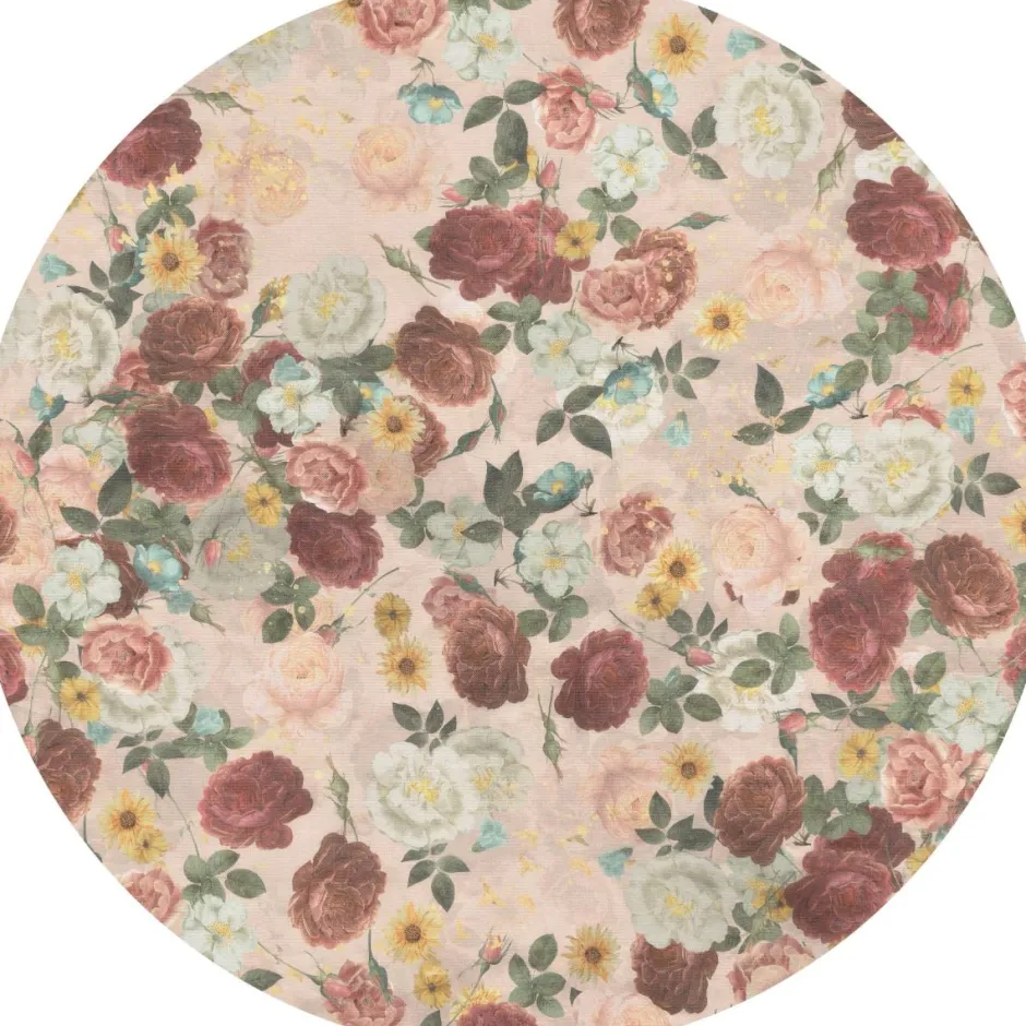 Outlet Behangcirkel English Garden | 鈱€ 145 cm | Roze Behangcirkels