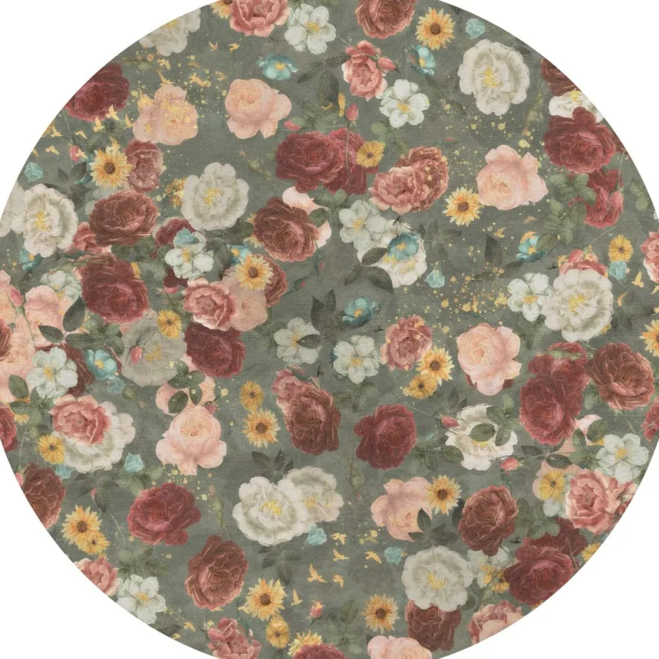 Best Behangcirkel English Garden | 鈱€ 145 cm | Groen Behangcirkels