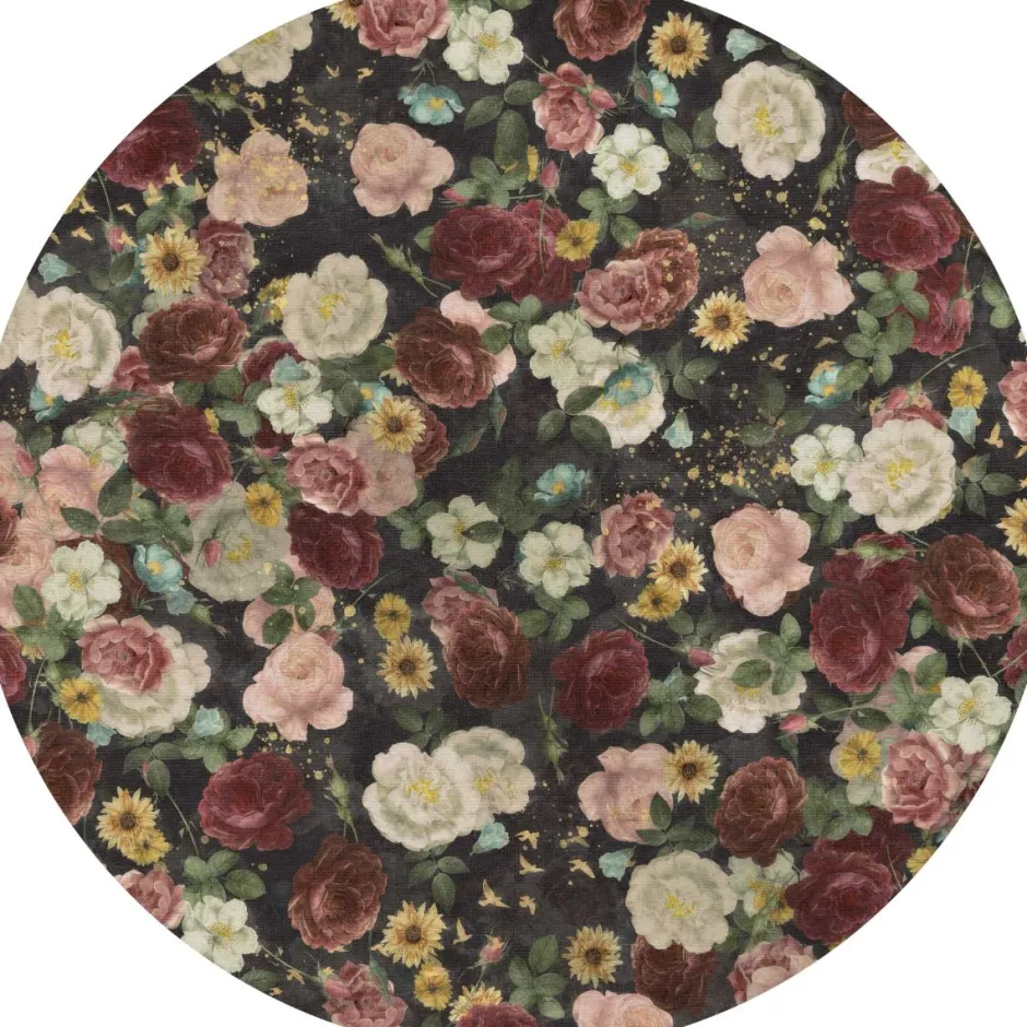 Sale Behangcirkel English Garden | 鈱€ 145 cm | Zwart Behangcirkels