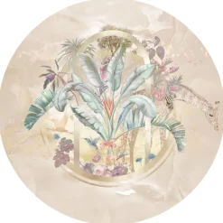 Online Behangcirkel Lola | Beige Behangcirkels