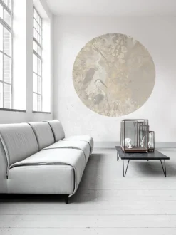 Clearance Behangcirkel Marble sky | Roze Behangcirkels