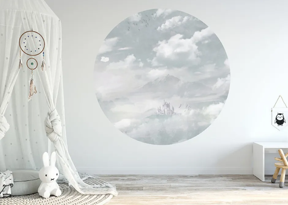 Behangcirkel Sweet dreams | Blauw Behangcirkels