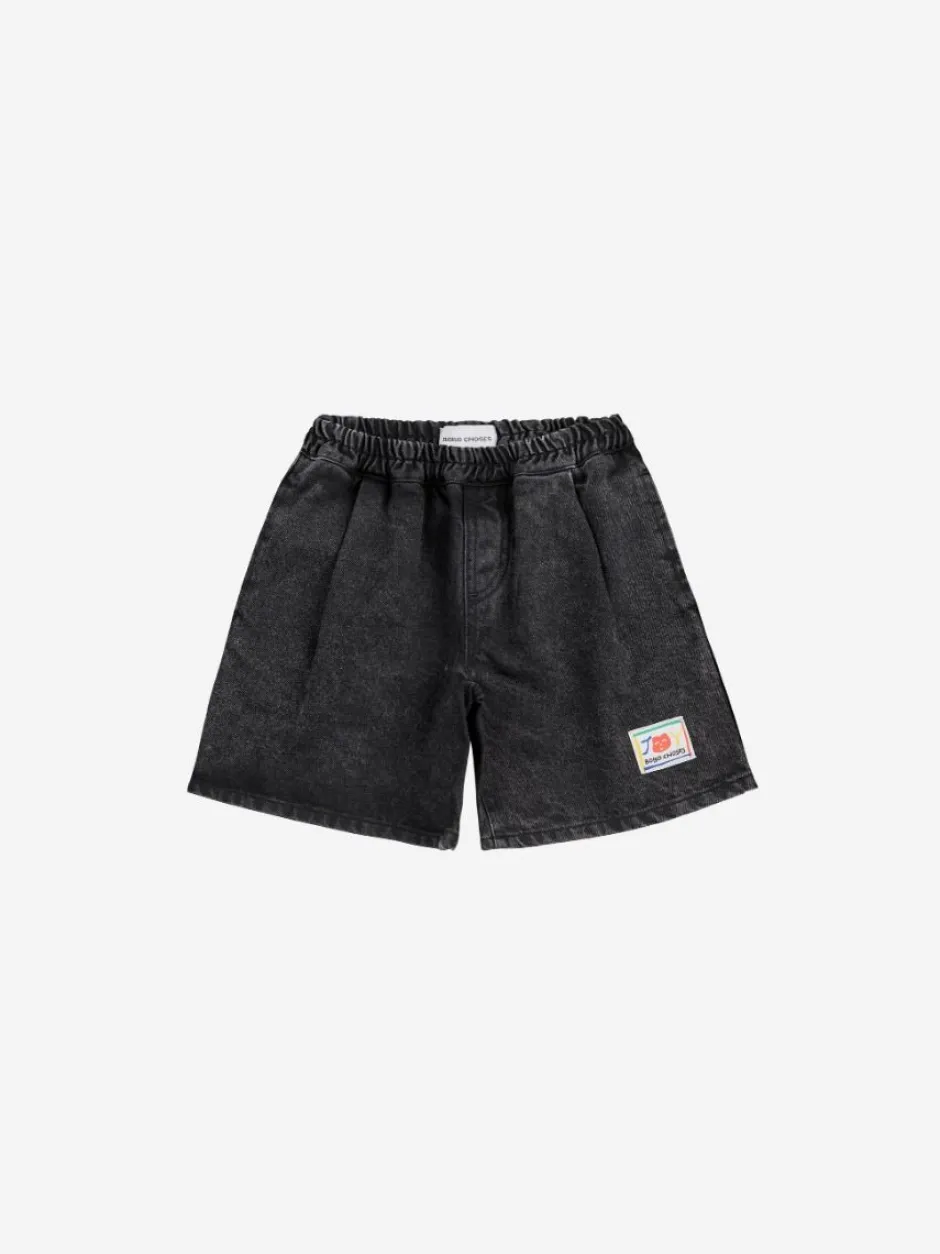 Online Bermuda shorts Smiling | Black denim | Shorts|Shorts