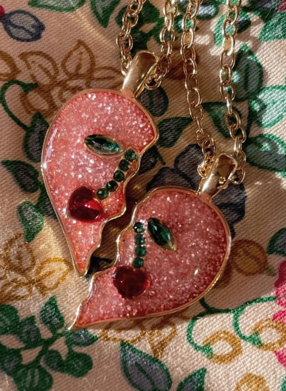 Online Bestie necklace | Cherry | Sieraden