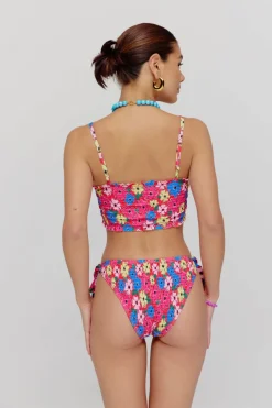 Clearance Bikinitop Rosa | Floral mix | Harper & Yve DAMES Zwemkleding|Zwemkleding