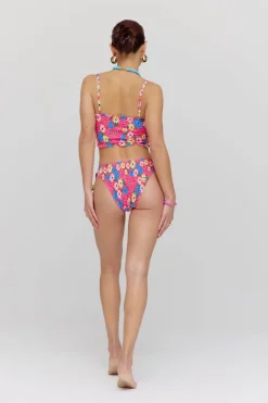 Clearance Bikinitop Rosa | Floral mix | Harper & Yve DAMES Zwemkleding|Zwemkleding