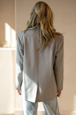 Clearance Blazer Bodi | Light grey sequin | DAMES Blazers & Gilets