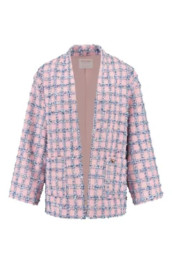 Best Blazer Clueless | Pink sparkling check | DAMES Co-ords|Jacks & Jassen