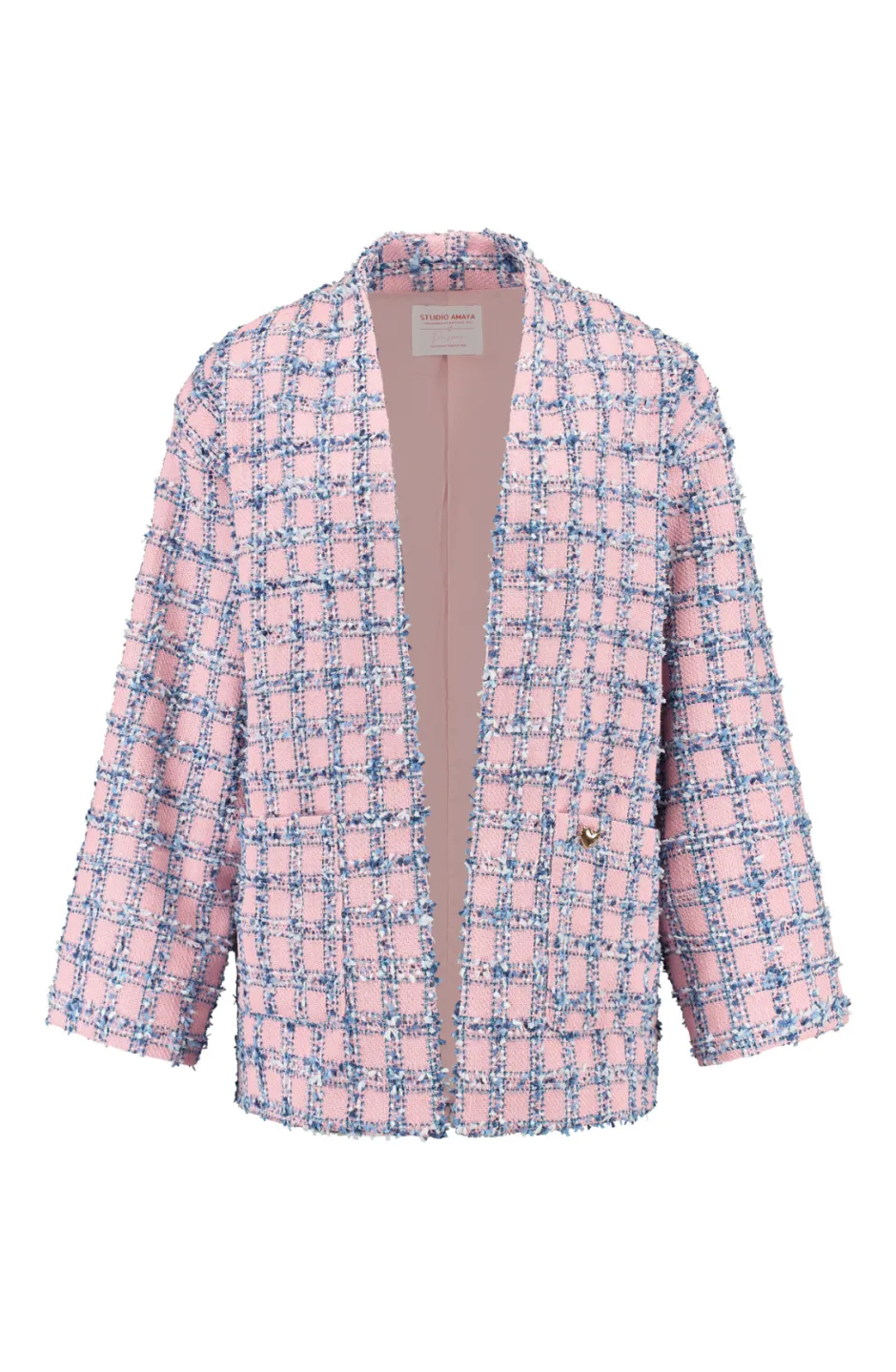 Best Blazer Clueless | Pink sparkling check | DAMES Co-ords|Jacks & Jassen