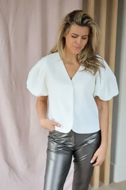 Hot Blouse Christa | White | DAMES Blouses