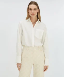 Discount Blouse Jennie | Off-white | DAMES Basics|Blouses