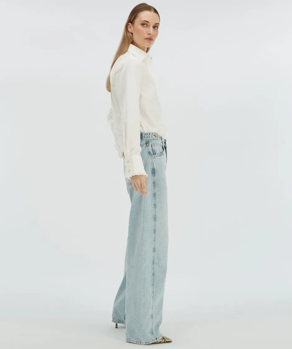 Discount Blouse Jennie | Off-white | DAMES Basics|Blouses