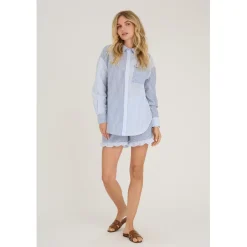 Online Blouse Mila | Blue/navy | DAMES Co-ords|Blouses