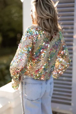 Online Blouse Sparkle | Multi print | DAMES Co-ords|Blouses