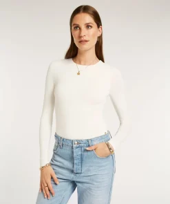 Online Body Felice | Creme white | DAMES Tops