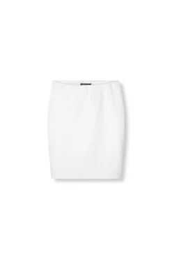 Outlet Boucle skirt Dominique | White | DAMES Co-ords|Rokken