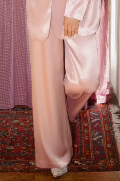 Discount Broek Charlies Angels | Vintage shimmer satin | DAMES Co-ords|Broeken