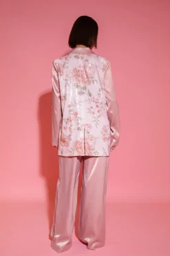 Discount Broek Charlies Angels | Vintage shimmer satin | DAMES Co-ords|Broeken