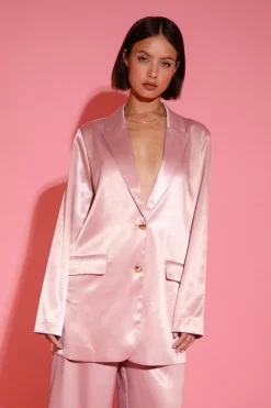 Discount Broek Charlies Angels | Vintage shimmer satin | DAMES Co-ords|Broeken