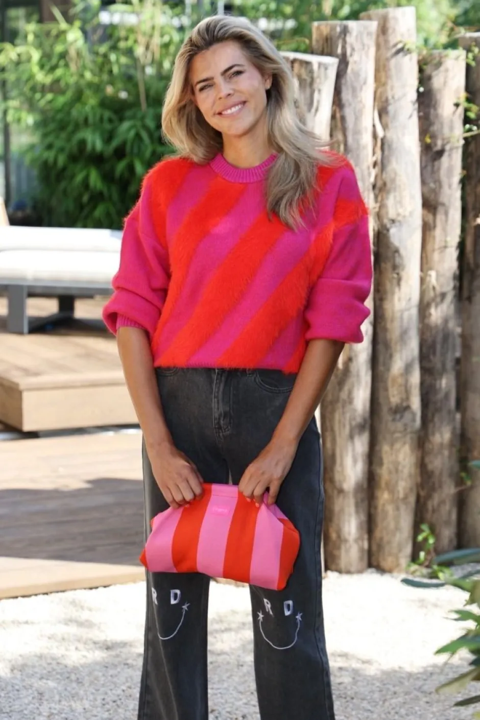 Outlet Broek Hannah | Grey Denim | DAMES Broeken