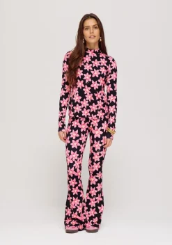 Discount Broek Jacky | Pink blossom | Harper & Yve DAMES Co-ords|Broeken