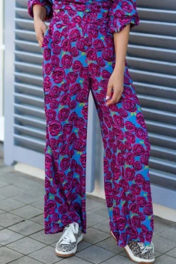 Outlet Broek Riley | Iconic rose | Harper & Yve DAMES Co-ords|Broeken