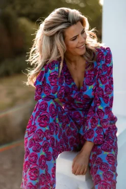 Outlet Broek Riley | Iconic rose | Harper & Yve DAMES Co-ords|Broeken