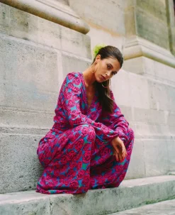 Outlet Broek Riley | Iconic rose | Harper & Yve DAMES Co-ords|Broeken