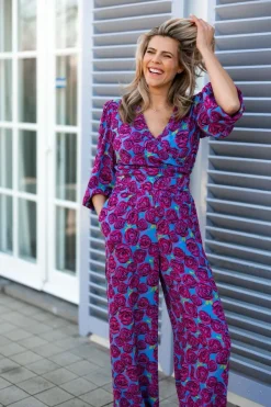 Outlet Broek Riley | Iconic rose | Harper & Yve DAMES Co-ords|Broeken